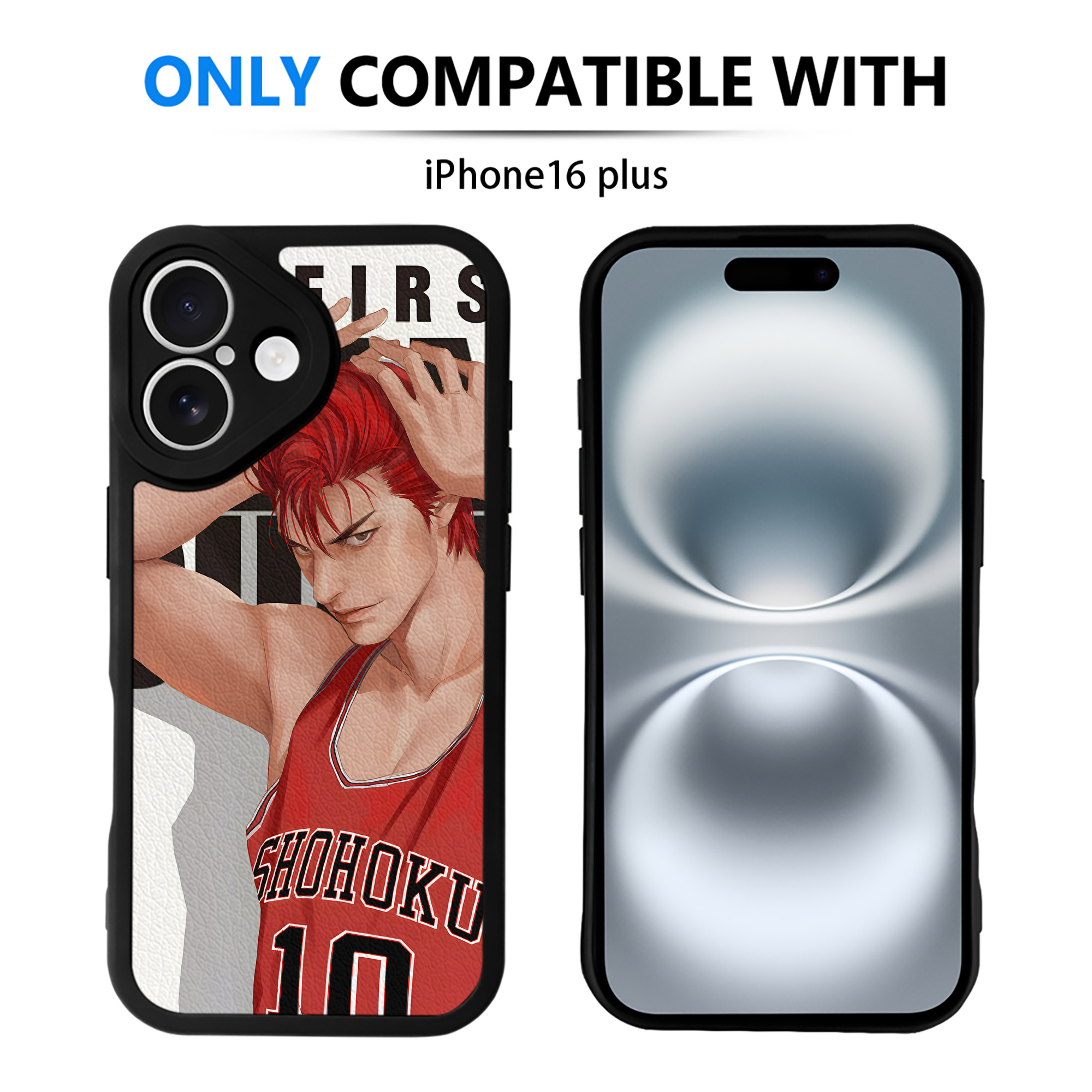 （画像用） SLAM DUNK／スラムダンク 【iPhone 16シリーズ対応】シリコンスマホケース（レザー調） 材質：シリコン